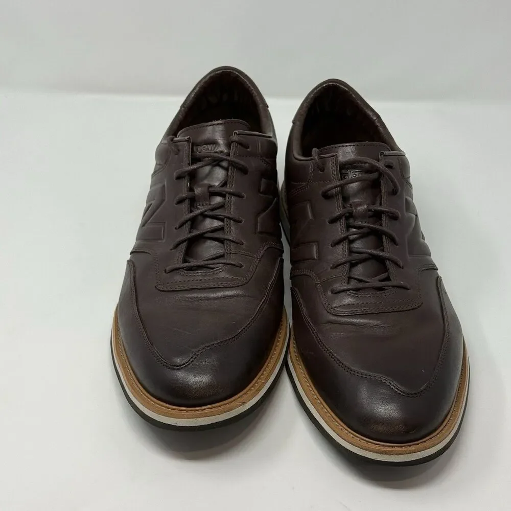 New Balance 1100 Men’s Size 12.5 Dark Brown Leather Dress Hybrid MD1100BR